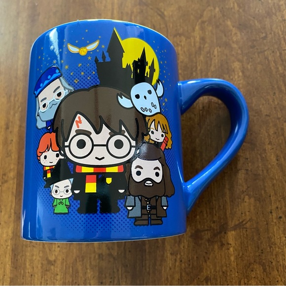 NWOT Animated Harry Potter Cartoon Characters 14 oz. Ceramic Mug Collectible Cup - Picture 2 of 8